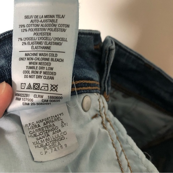 Hudson Collin Mid Rise Skinny Jeans Blue New 25 - Picture 6 of 8